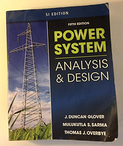 Power System Analysis And Design 5Th Edition 1111425795 Book Cover