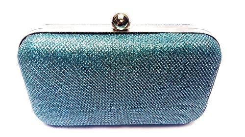 Image gallery Bridal, Casual Party Wear Hand Embroidered Velvet Blue Box Clutch Bag Purse for Women