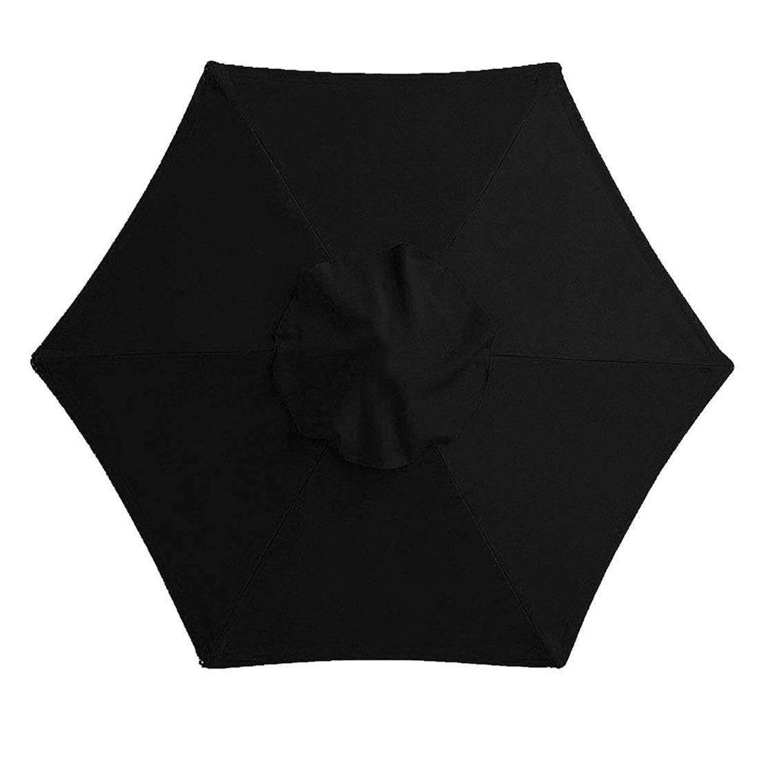 Happymore Replacement Parasol Cover, 2m 6 Arms Garden Canopy Sun Umbrella Top Cover Keep Cool, Anti-ultraviolet, Waterproof