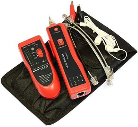 Telephone Phone RJ11 Wire Tracker Tracer Ethernet LAN Network Cable Tester RJ45 Tester Line Finder Diagnose Tone Networking Tool