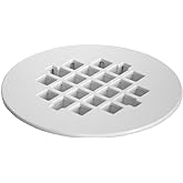 Replacement Shower Strainer,4.25in,White
