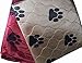 Fluffytizers 2-Pack Washable Dog/Waterproof/Premium Large Quilted/Reusable Puppy Training Travel Pee Pads Size 31