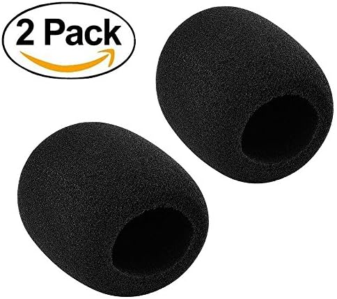 Kopowaes 2 Pack Foam Ball Type Handheld Microphone Windscreen