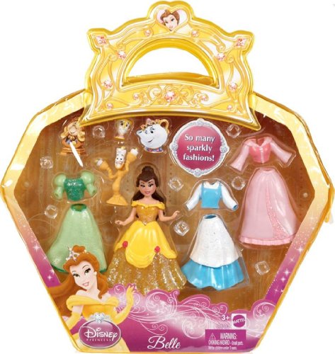 Disney-Precious-Princess-Belle-Sparkly-Fashions-Doll-Set