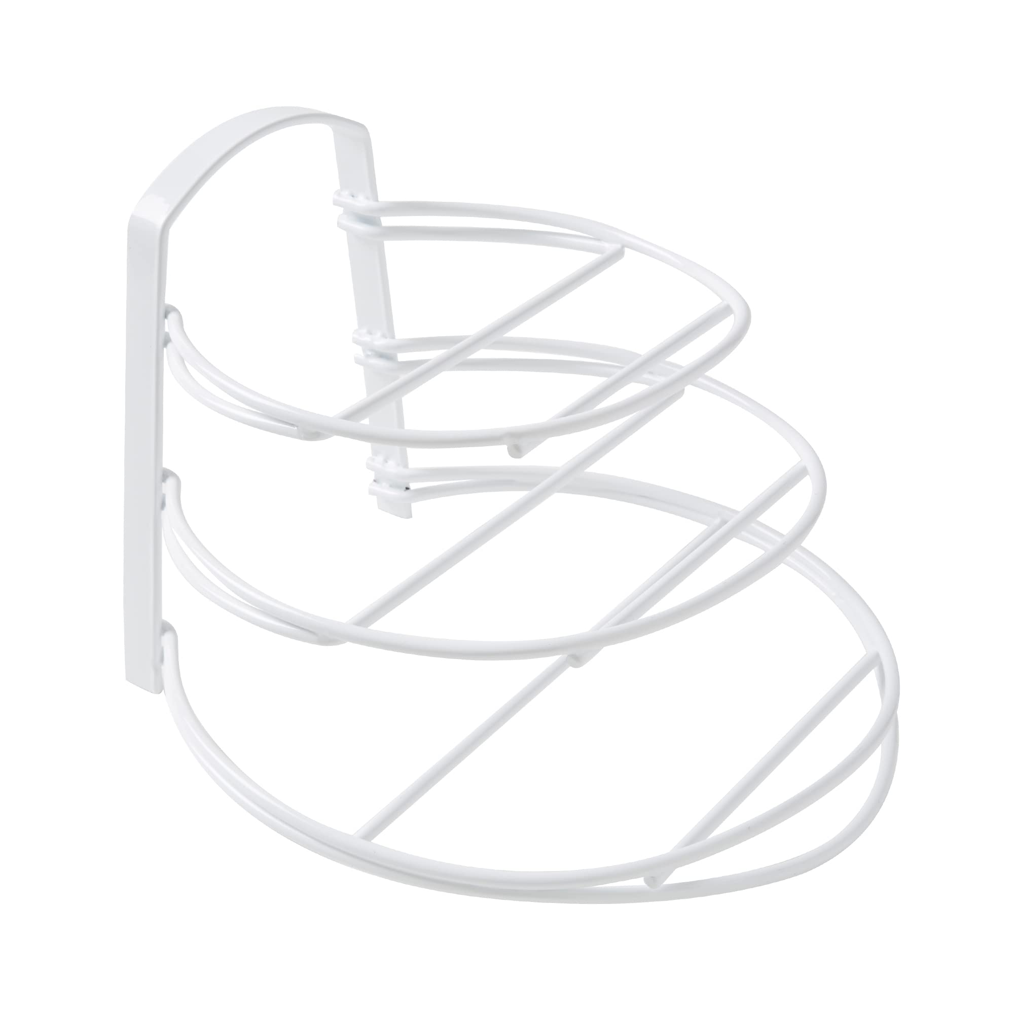 Compactor Perth M Cookware Storage - Medium, White Metal Wire, 31X29X22.5 cm, Perfect For Kitchen Organization