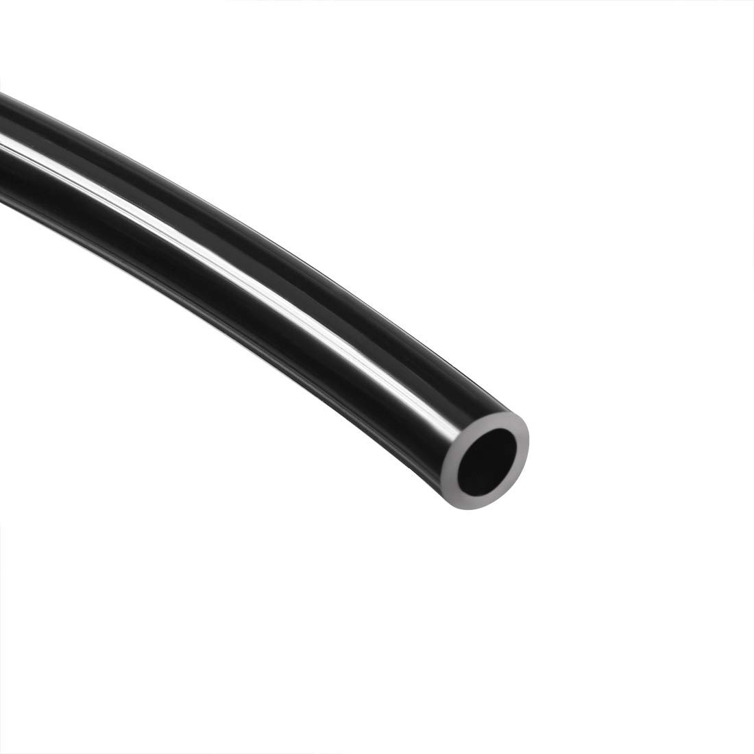 sourcing map Pneumatic Air Tubing, 12mm OD x 8mm ID 10 Meters 32ft PU Polyurethane Air Compressor Tube Hose Pipe Black