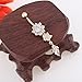 MyMei Zircon Navel Belly Flower Dangle Belly Ring Body Piercing Jewellery