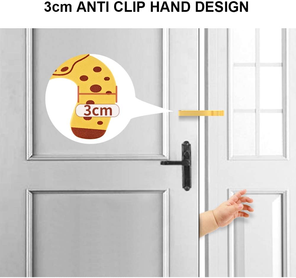 child safety door stop finger guard