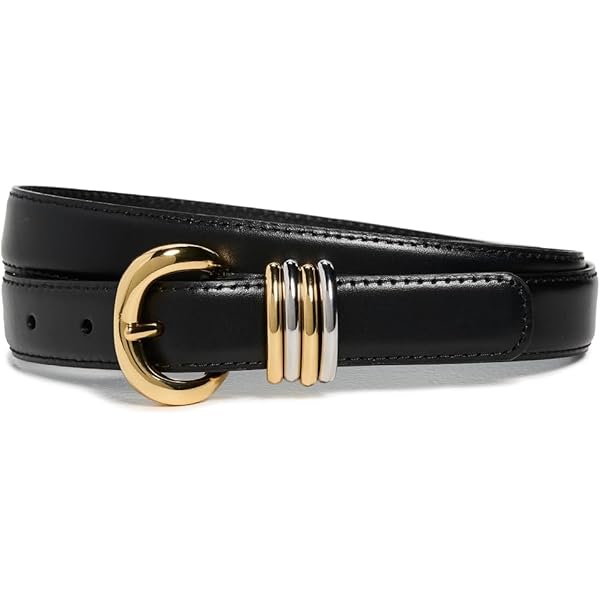 Madewell Women's Multi Keeper Belt, True Black, L at Amazon