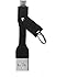 dCables Short Bendy Micro USB Charging Cable Key - 2.75 Inch - For Android