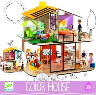 Djeco DJ07803 Color House Playset by Djeco