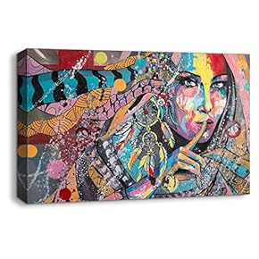 Canvas Wall Art Creative Illustrations Canvas Prints Home Artwork Decoration for Living Room,Bedroom - 12x18 inches