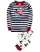 Hatley Little Boys' Pajama Set Applique -Sledding Dogs