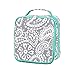 Insulated Water Resistant Lunch Bag - Parker Blue Grey Paisley