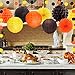 Happy Fall Thanksgiving Day Party Decorations Orange Yellow Brown Lanterns Paper Tissue Pom Poms Paper Fans For Autumn Harvest Birthday Happy Fall Party Supplies
