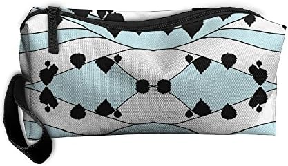 Portable Durable Waterproof Travel Bag Cedar Trees Sky White Black Home Makeup Toiletry Cosmetic Pencil Medicine Bag