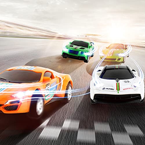 Slot Car Race Track Set Electric Powered Super Loop Speedway With Four