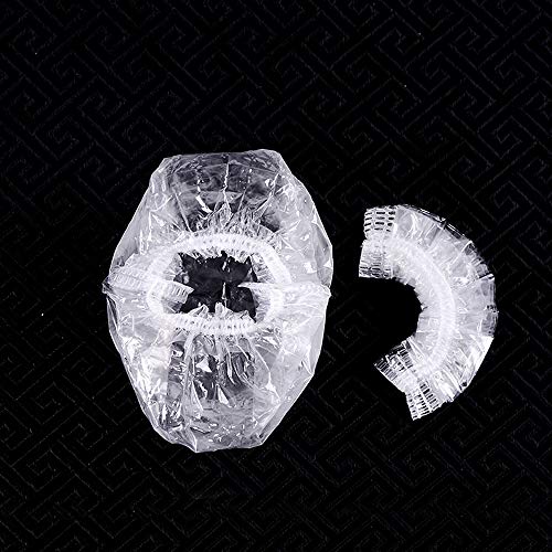 Disposable Clear Waterproof Ear Protector Covers for Shower Hair Dye -120 Pieces