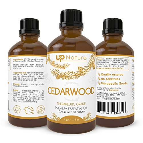 Cedarwood Essential Oil 4 OZ - For Hair Growth, Healthy ...