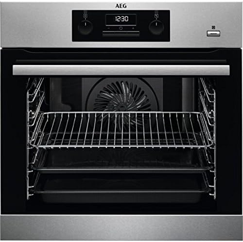 AEG BES351210M 71L Capacity Built In Multifunction Electric Single Oven in Stainless steel