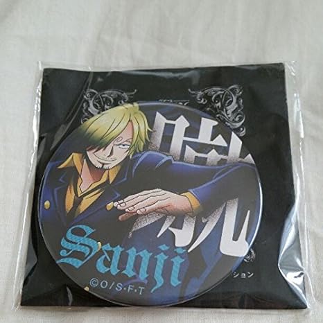 Amazon ワンピース 輩缶バッジ 第1弾 黒 サンジ アニメ 萌えグッズ 通販