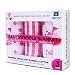 Pamper Bear [Set of 3] Muslin Bamboo Swaddle Blankets for Newborn Baby Girls - Soft Receiving Blankets Girl - Pink Flamingo Wrap Swaddles - Organic Swaddling for Infant Girl