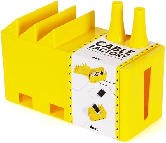 Doiy Caja de Cable, Amarillo: Amazon.es: Hogar