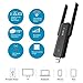 USB WiFi Range Extender, WLAN Repeater 300Mbps 802.11n Wireless Repeater, WiFi Signal Booster with Dual Antennas, State Indicator - Easily Set Up