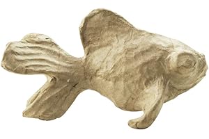 DÉCOPATCH Decopatch Paper-Mache Figurine, 4.5", Tropical Fish