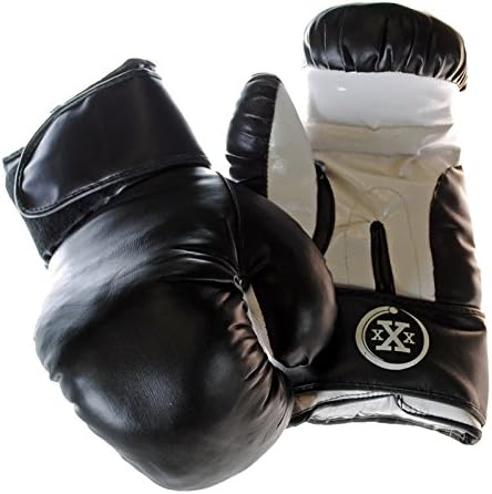 TRIPLE THREAT Quick Strap Fitness Training Boxing Gloves