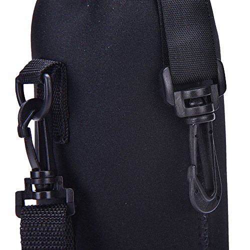 Orcbee _1000ML Water Bottle Carrier Insulated Cover Bag Holder Strap Pouch Outdoor