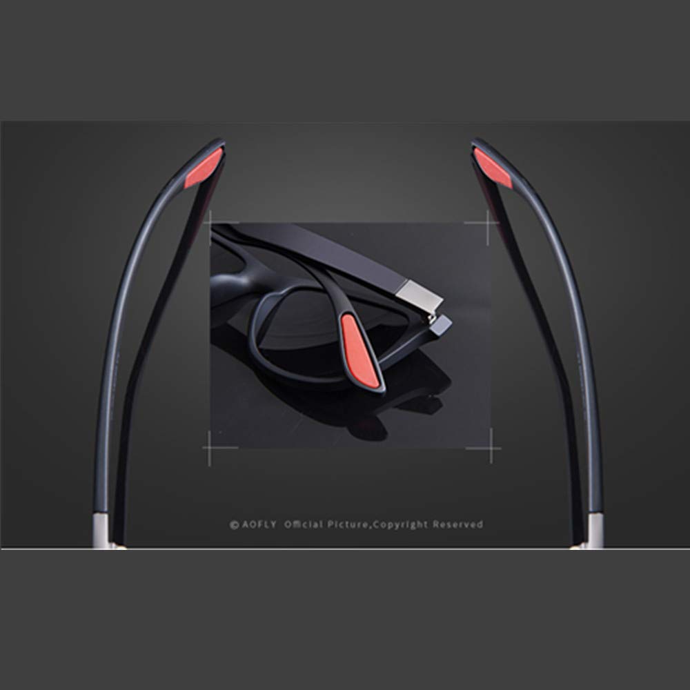 Yunlong Driving Polarized Sunglasses for Men Aluminum Mens Sunglasses Driving Rectangular Sun Glasses For Men/Women (Blue Grey)