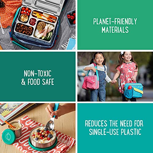 ROVER EcoFriendly Stainless Steel Bento Lunch Box with 5