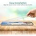 BOVON New iPad Pro 12.9'' Screen Protector 2018, [Work with Face ID] [Scratch Resistant] [High Definition] [Apple Pencil Compatible] Tempered Glass Screen Protector for iPad Pro 12.9-inch (Clear)