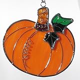 Stained Glass Pumpkin Sun Catcher