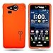CoverON® Hard Rubberized Slim Case for Kyocera Hydro Elite - with Cover Removal Pry Tool - Neon Orange