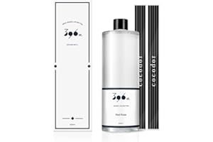 396 st. Reed Diffuser Oil Refill, Red Rose(Also Known as Rose Perfume), 16.9oz(500ml), 10 Fiber Reed Sticks/Home Fragrance, Scented Oil Refills, Oils for Reed Diffuser, Home Décor