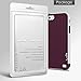 LoHi iPhone 5s / 5 / Se Case, Wine Red [Extra Front Raised Lip] Hybrid Impact Shockproof Rugged Soft TPU Hard PC Bumper Cover