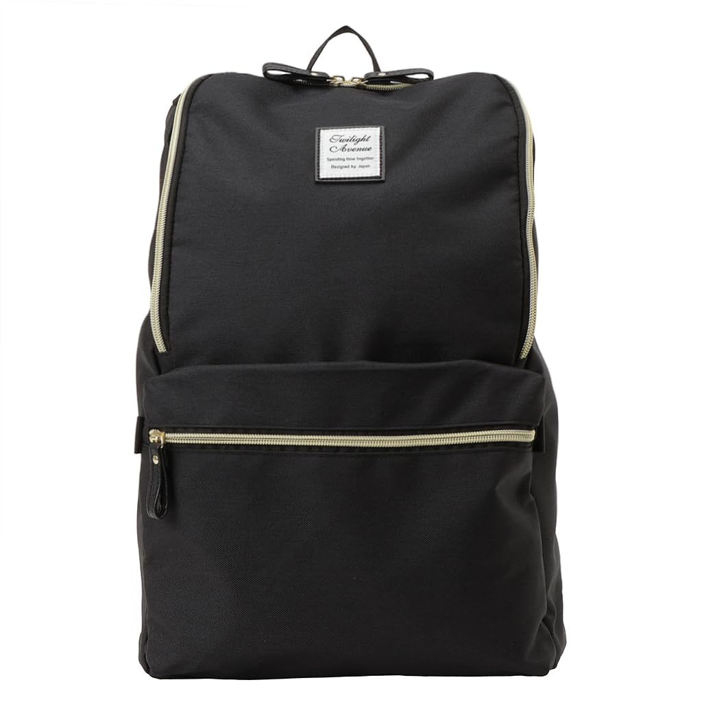 リュック 軽量 多機能 キャリーオン対応 ポケット豊富 2504-4G34 ブラック