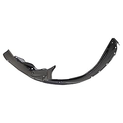 TRQ Front Right Inner Fender Liner Black Passenger