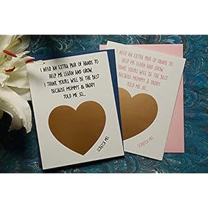 Movies On Glass Will You Be My Godparents Invitation Scratch Off Cards Set of 2