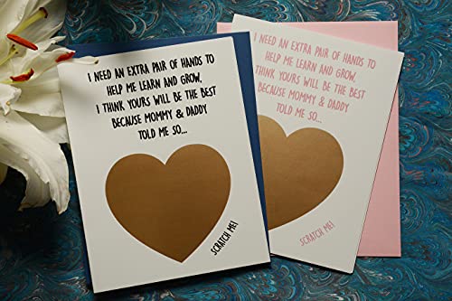 Movies On Glass Will You Be My Godparents Invitation Scratch Off Cards Set of 2