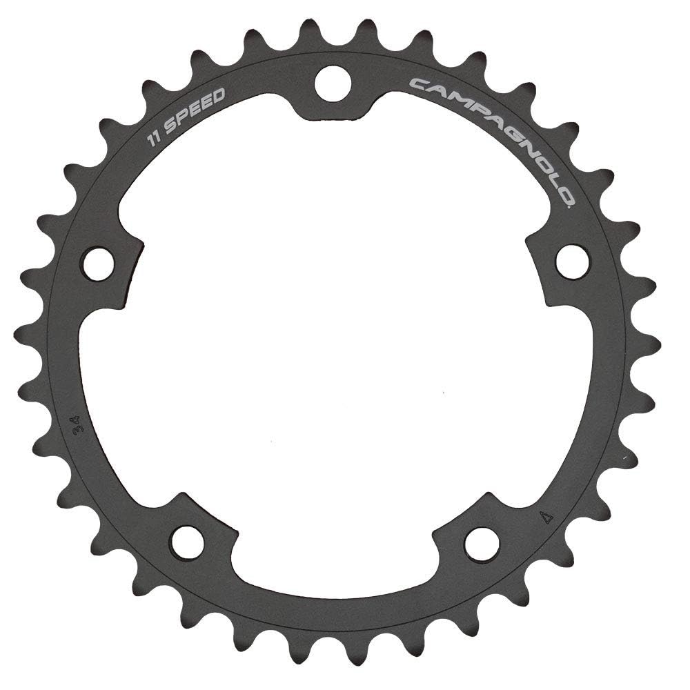 Campagnolo Unisex 5 Arm Super Record 11 Speed Chainring, Argento, Inner 34T UK