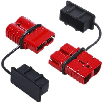 OrionMotorTech 2-4 Gauge 175A Battery Cable Quick Connect/ Disconnect Plug Kit Recovery Winch Trailer, 12-36V DC