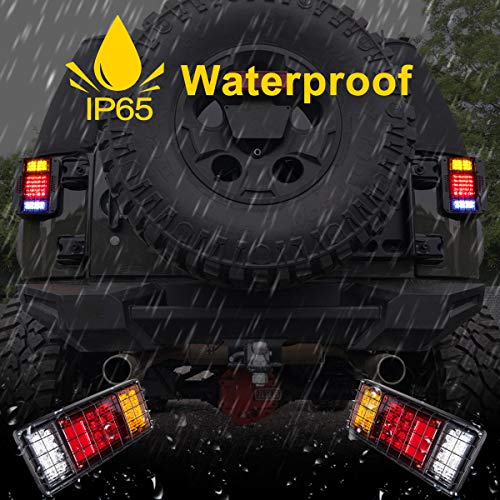 LIMICAR 40 LED Trailer Tail Lights Kit Waterproof, Trailer Lights with