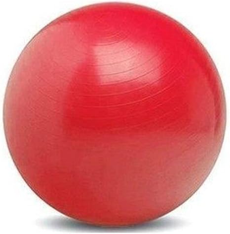 red yoga ball