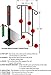 DIY Iron X Handrail Picket #1 Fits 1 or 2 Steps