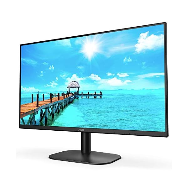 AOC 27B2DA - 27 Inch FHD Monitor, 75Hz, 4ms, IPS, LowBlue mode, Slim Design , FlickerFree, Speakers (1920x1080 @ 75Hz…