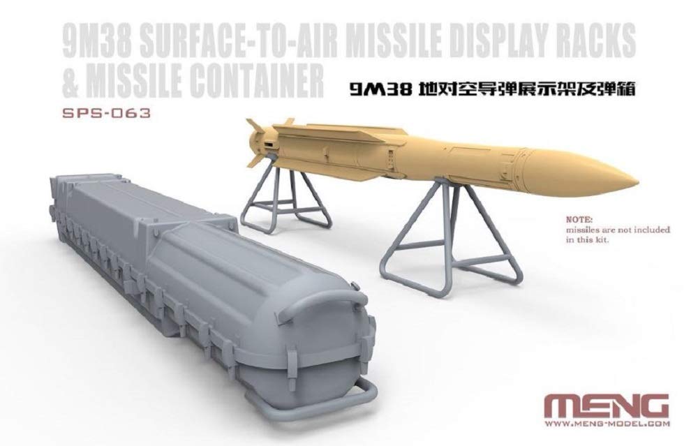 Meng Model 1:35 - Russian 9M38 SAM Display Rack & Container
