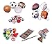 Sports Toy Party Favor Supplies 72 Piece Set for 12 Bundle
